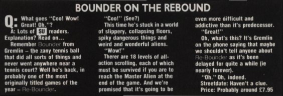 Re-Bounder news