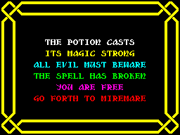 Spectrum Knight Lore screenshot