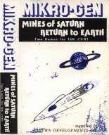 ZX81 Mines Of Saturn & Return To Earth